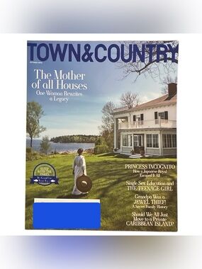 Town and Country Magazine October 2025  Princess Incognito Mother Of All Houses